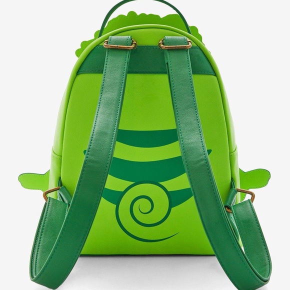 Loungefly Disney Tangled Pascal Flower Crown Mini Backpack.NWT - Picture 3 of 4